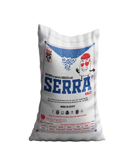 Salt - Natural Egyptian Salt 25 kg - Serra - Wholesale - Tijarahub