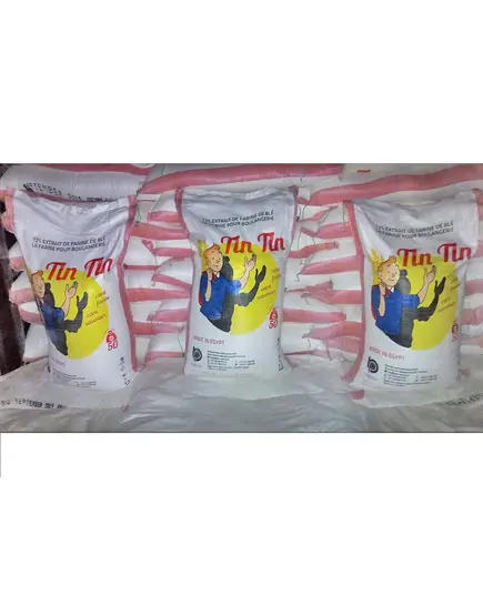 Flour - Egyptian Wheat Flour 50 kg - Tin Tin - Buy In Bulk - Tijarahub