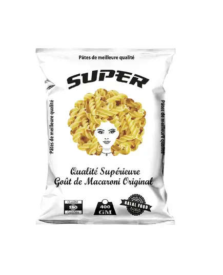 Fusilli Shape - Durum Wheat Pasta Fusilli Shape 400 gm - Super - Wholesale - Tijarahub