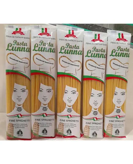 Spaghetti - High Quality Pasta Spaghetti 200 gm - Lunna - Buy In Bulk - Tijarahub