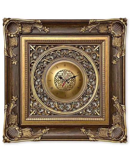 Luxury Wall Clock - B2B - Big - Brown - Model: 50/2B-TijaraHub