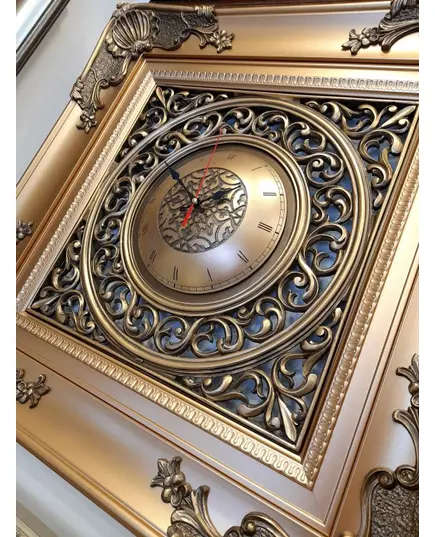 Luxury Wall Clock - B2B - Big - Gold - Model: 50/2G-TijaraHub