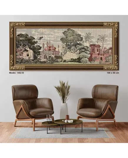 Classic Goblin Fabric Tableau- Brown Model: 1402 B-TijaraHub