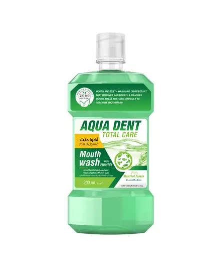 Aqua Dent - Fresh Flavors with Fluoride Mouthwash Bottle 200 ml - Cosmetics Wholesale – Mash Premiere. TijaraHub!