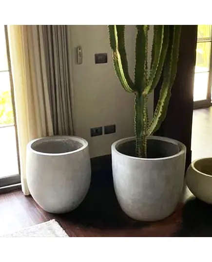 Pots - Handmade Polyester Stone Planters - Shaheen Farouk Designs - TijaraHub