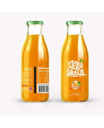 Stevia Juice Orange - 300 ml - B2B Beverage Zero Sugar - Natural 100% TijaraHub