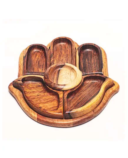 Wooden Nuts Tray - B2B - Handmade - Fowacrafts - Tijarahub