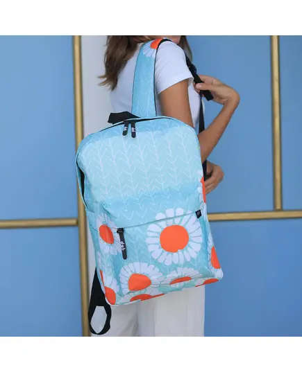 White Flower Backpack- Wholesale Bags - Multi Color - High-quality Treated Spun - Dot Gallery TijaraHub