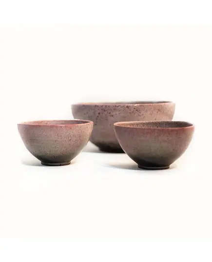 Pottery Minaj Bowls 15 cm - B2B - Handmade - Homasutra - Tijarahub