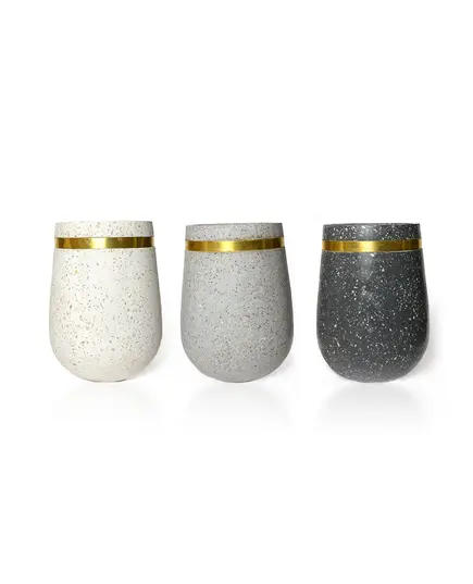 Pots - Handmade Polyester Stone Planters - Shaheen Farouk Designs - TijaraHub