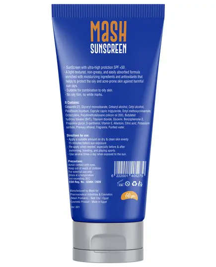 Mash Premiere – Sunscreen Aqua Fluid 50 SPF 60 gm Plastic Tube – Cosmetics Wholesale. TijarHub!