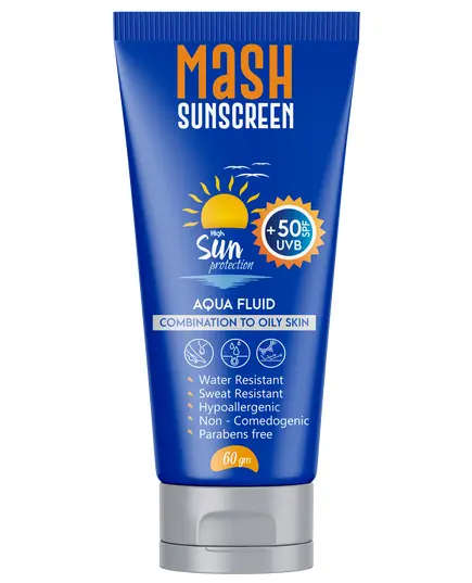 Mash Premiere – Sunscreen Aqua Fluid 50 SPF 60 gm Plastic Tube – Cosmetics Wholesale. TijarHub!