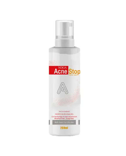 NDGA – Acne Stop Facial Wash 250 ml Plastic Tube – Cosmetics Wholesale – Mash Premiere. TijaraHub!