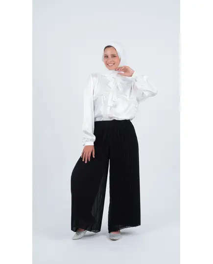 Pleated Wide Pants - Wholesale - Women Clothing - Nora Scarf - Tijarahub