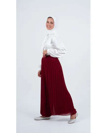 Pleated Wide Pants - Wholesale - Women Clothing - Nora Scarf - Tijarahub