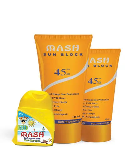 Mash Premiere - Sun Block 125 ml Plastic Tube SPF 45 – Cosmetics - Wholesale. TijaraHub!