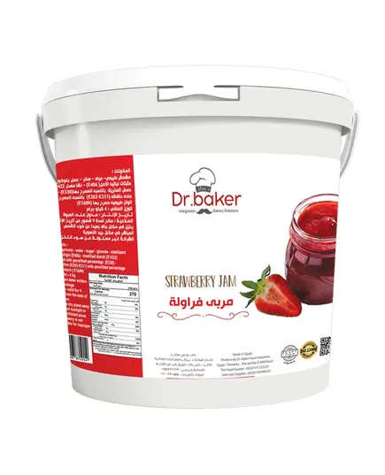 Strawberry spread - Pack 4.8 kg - Dr. Baker - B2B - Food​ - TijaraHub