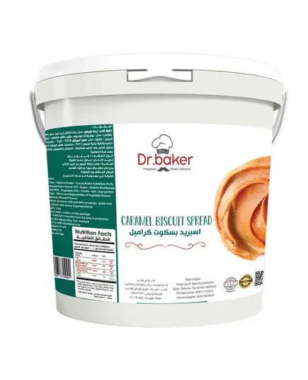 Caramel Biscuit Spread - Pack 3 Kg - Dr. Baker - B2B - Baking ingredients - TijaraHub