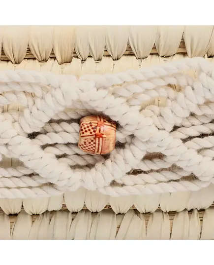 Macrame Wicker Tray 40 x 30 cm - Wholesale - Handmade - Bazaar Misr - Tijarahub