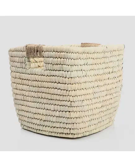 Storage Basket Braided with Handles For Shelves 30 x 30 cm - B2B - Handmade - Bazaar Misr - Tijarahub