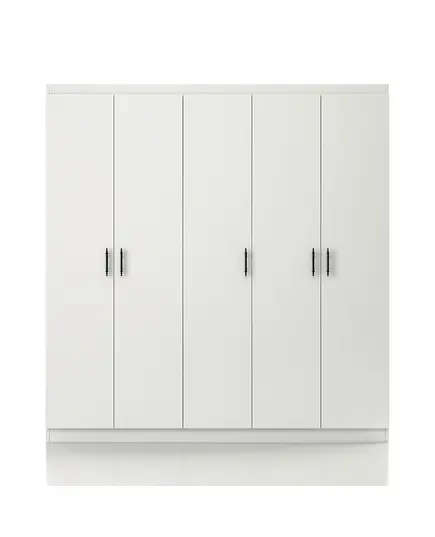 Lavinia 5 Doors Wardrobe 50 x 175 x 182 cm - Wholesale - White - Sunroyal Concept
TijaraHub