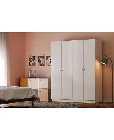 Royal 4 Doors Wardrobe 41 x 120 x 170 cm - Wholesale - White - Sunroyal Concept TijaraHub