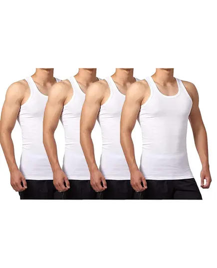 Slim Fit Undershirt Pack 4 Pieces - Buy In Bulk - Fashion For Men - The Sock Shake - Tijarahub