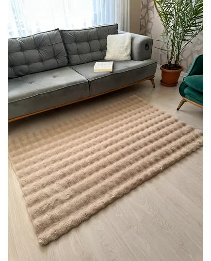 LOOP RABBİT FEATHER RUG 80 x 3 cm - Rugs - Wholesale - SATEN CARPET - Tijarahub