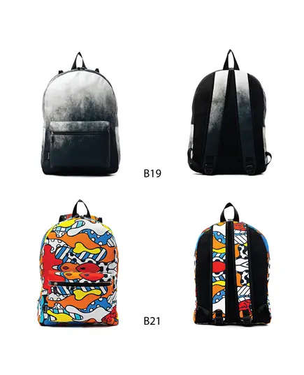 Multicolored Fabric Backpack - Wholesale – Accessories - Covery. TijaraHub!