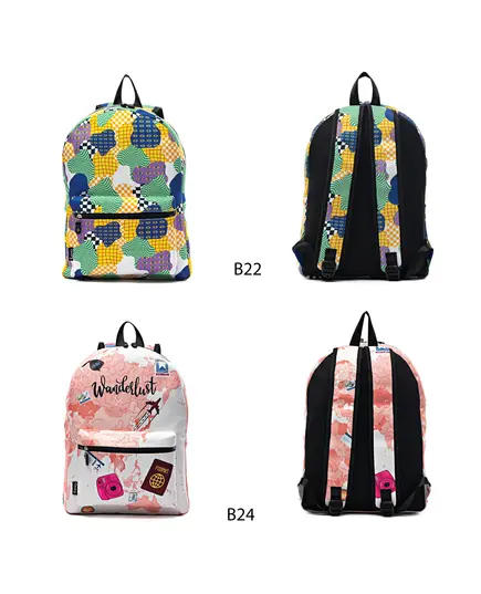 Multicolored Fabric Backpack - Wholesale – Accessories - Covery. TijaraHub!