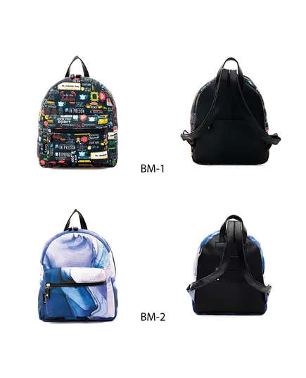 Multicolored Fabric Mini Backpacks - Wholesale – Accessories - Covery. TijaraHub!