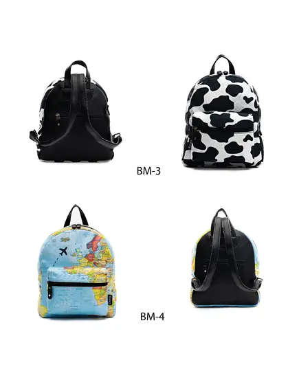 Multicolored Fabric Mini Backpacks - Wholesale – Accessories - Covery. TijaraHub!