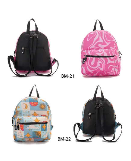 Multicolored Fabric Mini Backpacks - Wholesale – Accessories - Covery. TijaraHub!