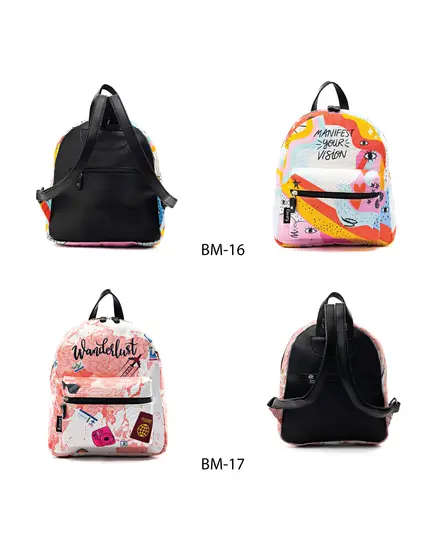 Multicolored Fabric Mini Backpacks - Wholesale – Accessories - Covery. TijaraHub!