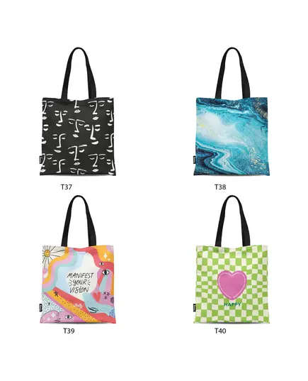 Multicolored Fabric Tote Bag - Wholesale - Covery. TijaraHub!