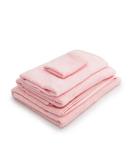 Plain Towel - Pink Color - 100% High Quality Cotton - Buy in Bulk - More Cottons - TijaraHub