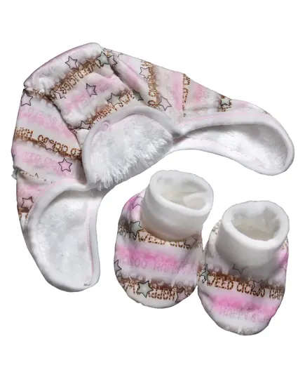Star World Winter Hat and Socks - Soft Cotton Comfort, New Baby's Clothing - B2B - Baby Shoora​ - TijaraHub