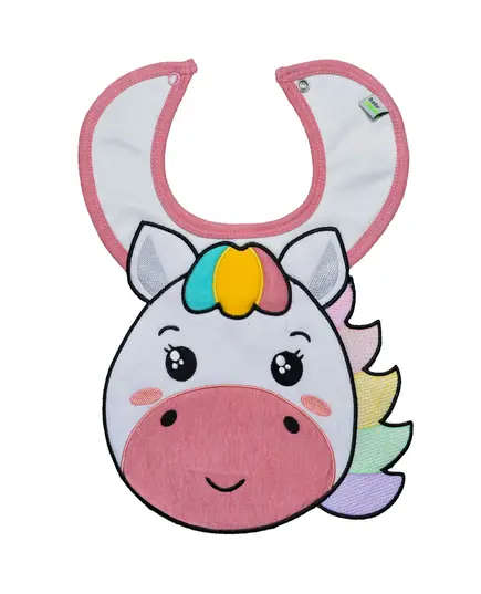 Unicorn Baby Bib - Soft Cotton Comfort, New Baby's Clothing - B2B - Baby Shoora​ - TijaraHub