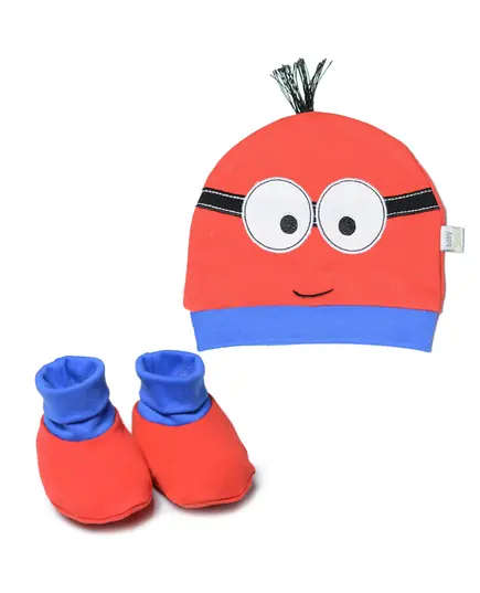 Minion Winter Hat and Socks - Soft Cotton Comfort, New Baby's Clothing - B2B - Baby Shoora - TijaraHub