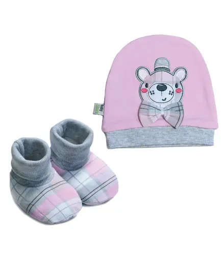 kind Winter Hat and Socks - Soft Cotton Comfort, New Baby's Clothing - B2B - Baby Shoora - TijaraHub