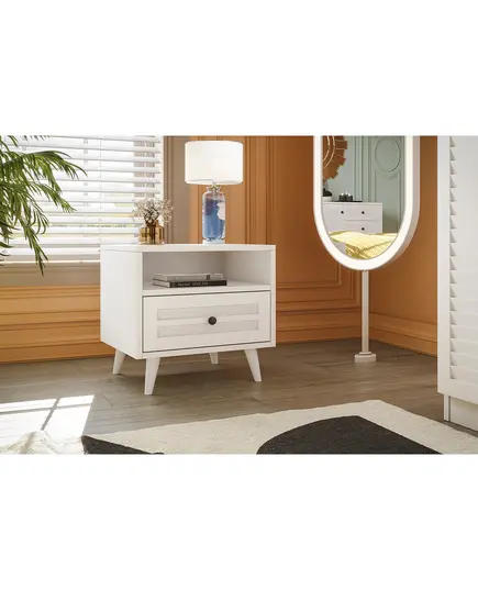 Nil Nightstand 45 x 50 x 50 cm - Wholesale - White - Sunroyal Concept TijaraHub