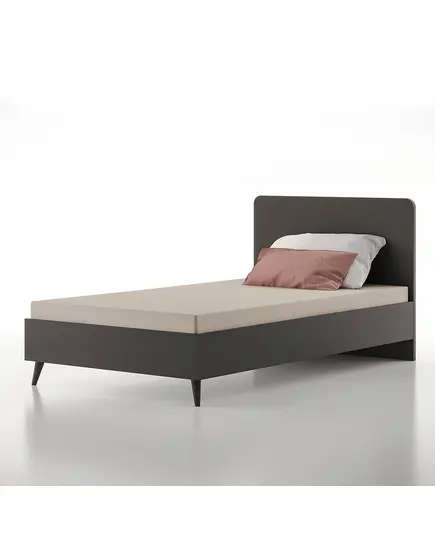 Lavinia Anthracite Single Bed 51 x 195 x 95 cm - Wholesale - Black - Sunroyal Concept TijaraHub