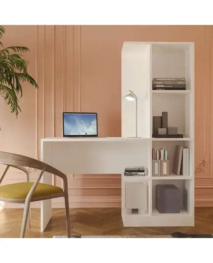 Lavinia Desk 45 x 128 x 155 cm - Wholesale - White - Sunroyal Concept TijaraHub