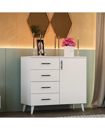 Lavinia Dresser 41 x 90 x 82 cm - Wholesale - White - Sunroyal Concept TijaraHub