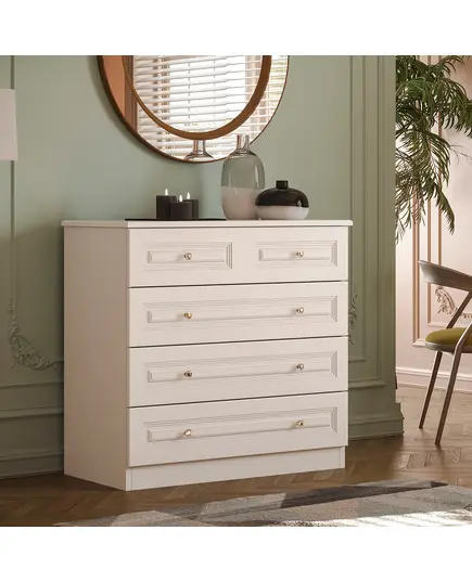 Inci Dresser 40 x 75 x 80 cm - Wholesale - White - Sunroyal Concept TijaraHub