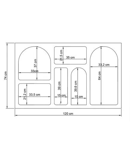 Liva Console 30 x 37 x 120 cm - Wholesale - White - Sunroyal Concept TijaraHub