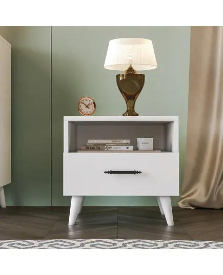 Lavinia Nightstand 38 x 45 x 47 cm - Wholesale - White - Sunroyal Concept
TijaraHub