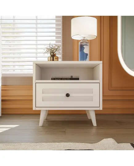 Nil Nightstand 45 x 50 x 50 cm - Wholesale - White - Sunroyal Concept TijaraHub