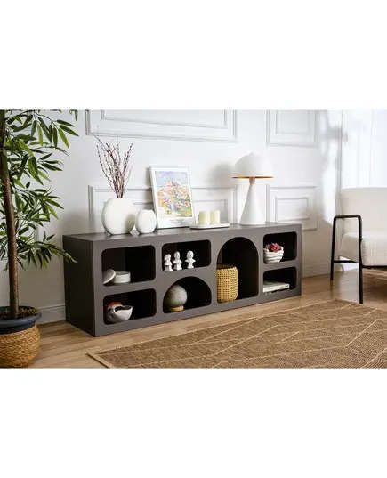 Lorin Anthracite Console 40 x 160 x 51 cm - Wholesale - Black - Sunroyal Concept TijaraHub