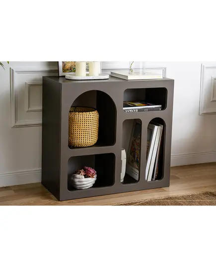 Lessa Anthracite Console 22 x 32 x 80 cm - Wholesale - Black - Sunroyal Concept TijaraHub